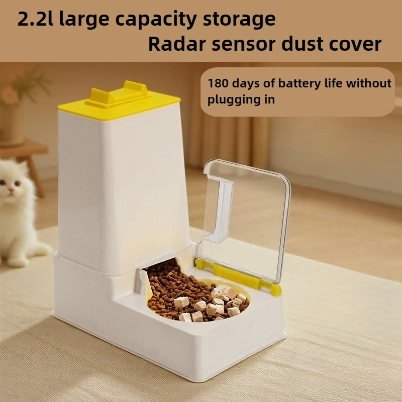 Automatic Cat Feeder Professional Bowl Pet Stainless Steel Ceramic Bowls Kibble Food Dispenser 1005009673295948