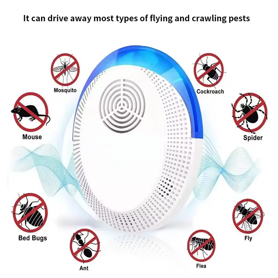 Ultrasonic Pest Mouse Cockroach Mosquito Insect Repeller Essential Safe Summer Exterminato Reject 1005009679146537