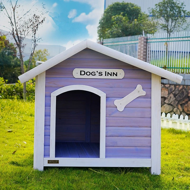 Solid Wood Dog House Large Outdoor Pet Dogs Park Pets Puppy Bed's Dogs Kennel Crate 1005009682750252