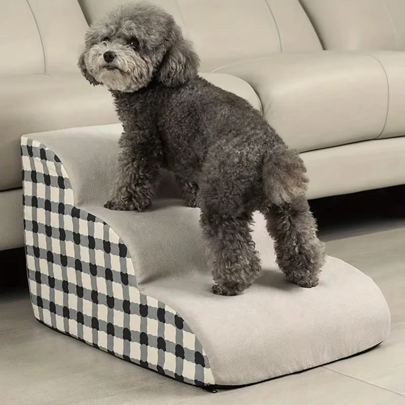 2/3/4 Steps Dog Secure Stairs High Density Foam Ramps Non-Slip Pets Steps for Older Dogs Pets 1005009695853381