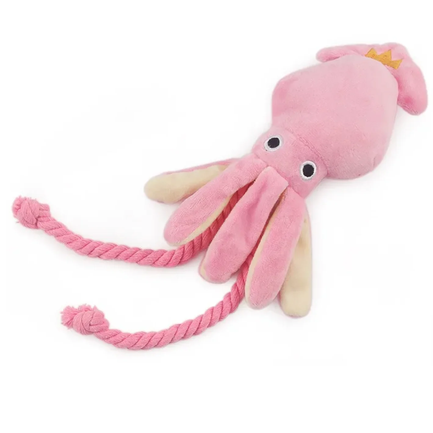 Squid Puppy Pet Dog Chew for Lovely Pink Teeth Cleaning Pet Toys Octopus Plush Toys Supplies BB 1005009703775521
