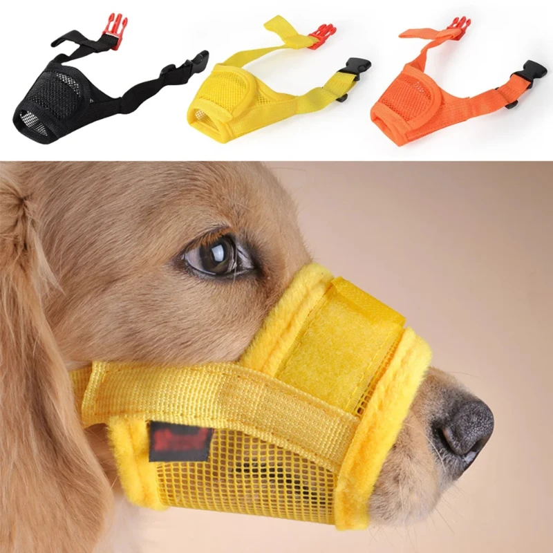 Anti Barking Dog Muzzle for Dogs Adjustable Mesh Breathable Pet Mouth Cover Small Medium 1005009712515088