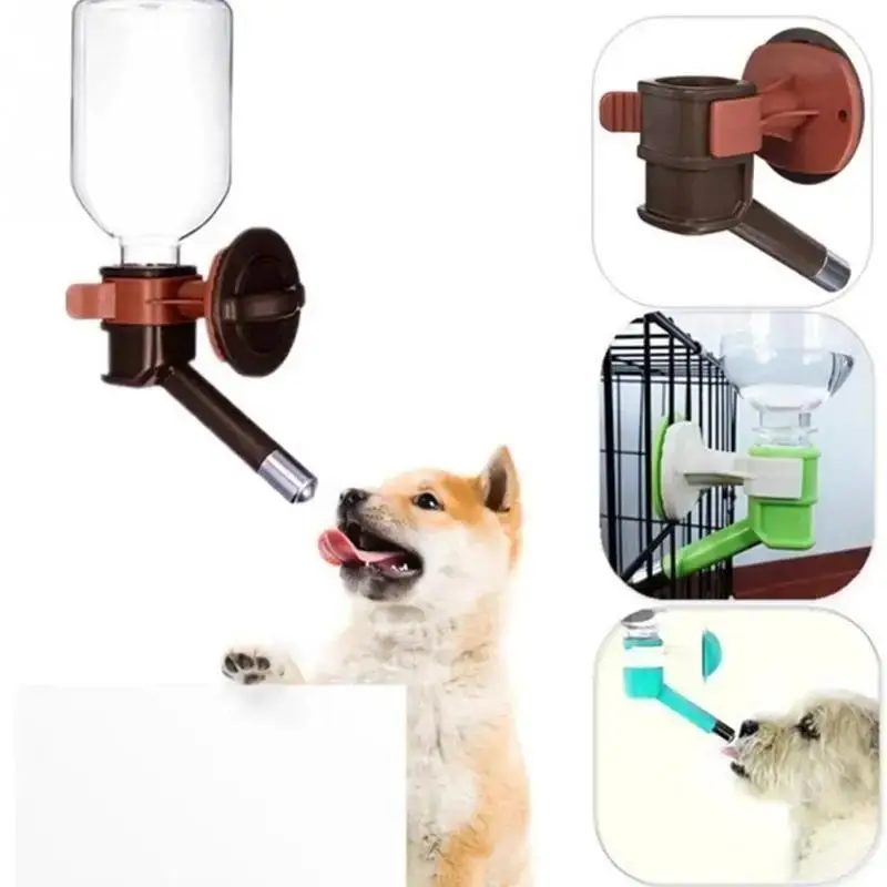 Pet Water Feeder Hanging Bottle Drinking Dispenser for Pets Cat Puppy Dog Auto Water Feeders (1Pcs) 1005009736046341