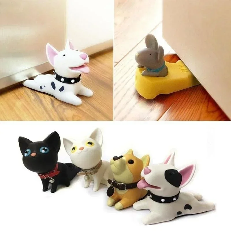 Creative Cartoon Dogs Mouse Gate Stopper Rubber Baby Child Safety Door Impact Proof Noise Reduction 1005009842388860