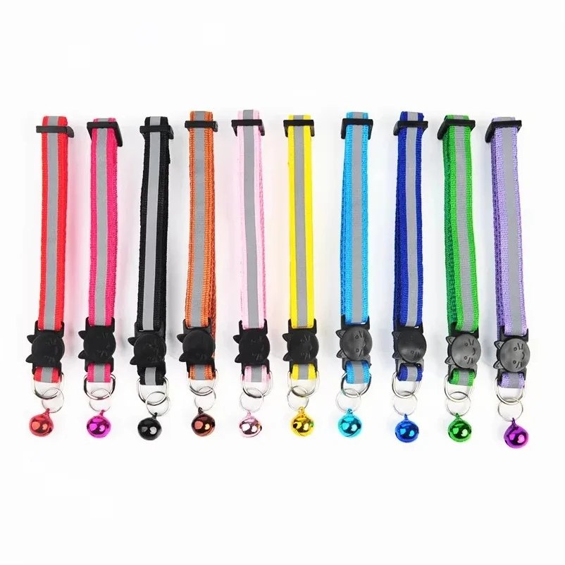 Collars for Cat Collar with Bell Adjustable Necklace Cat Puppy Kitten Collar Pet Cats 1005009852825049