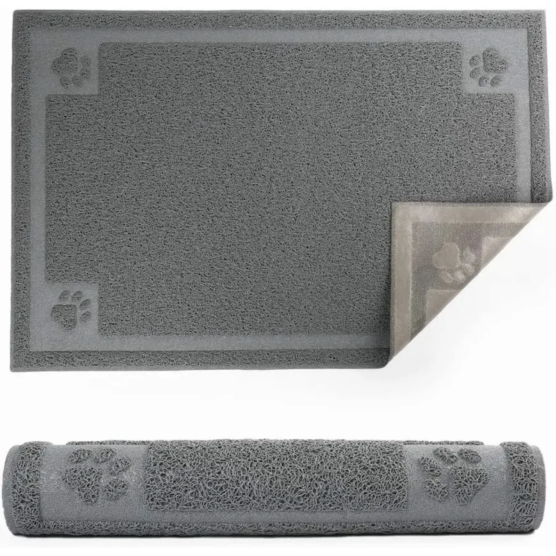 Dog Bowl Mat for Cat and Bowls Silicone Non-Slip Absorbent Waterproof Food Easy to Clean Unique Paw 1005009858886806