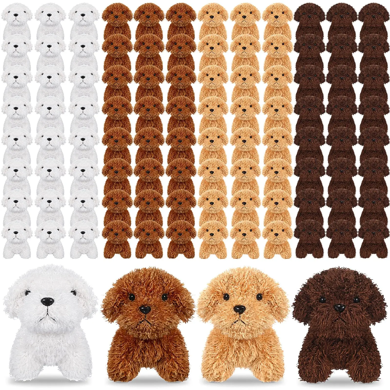 Teddy Dog Plush Toys 4.72 Inch Stuffed Puppy Dogs Mini for Adopt a Party Favors Christmas Baby 1005009860168647