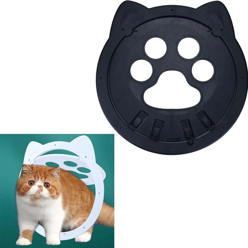 Pet Screen Door Magnetic Self-Closing Small Dogs and Cats Door with Locking Function 1005009890204415