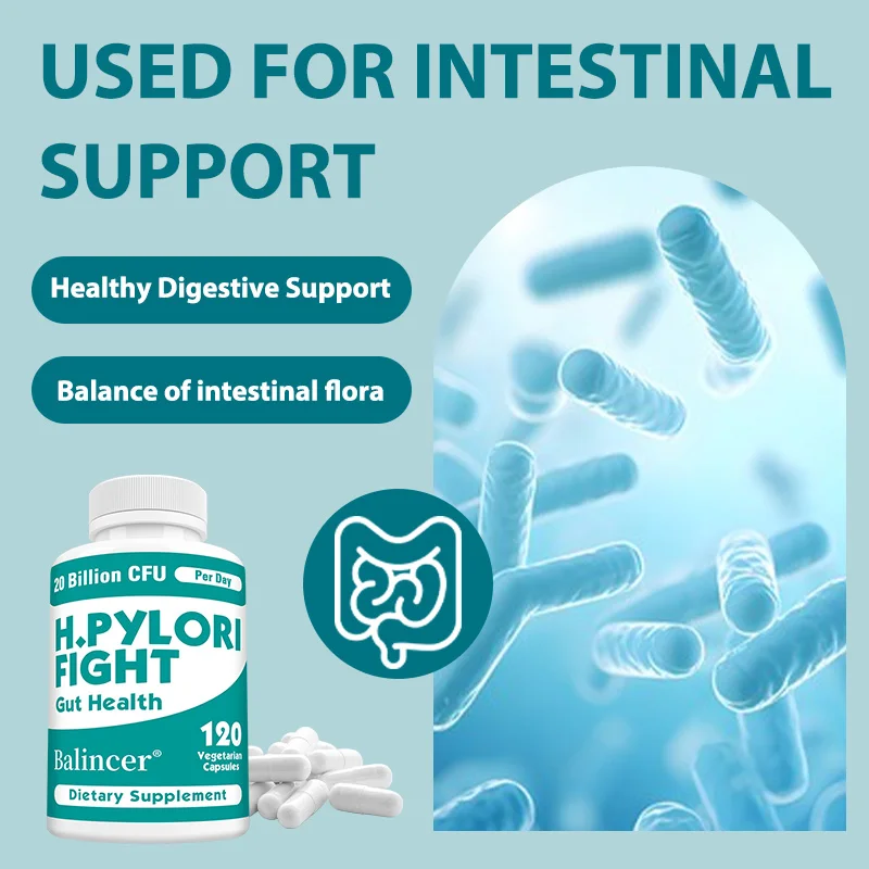 H. Pylori Defense Probiotics 20 Billion CFU, Lactobacillus Reuteri, Support Intestinal Balance 1005009895953669