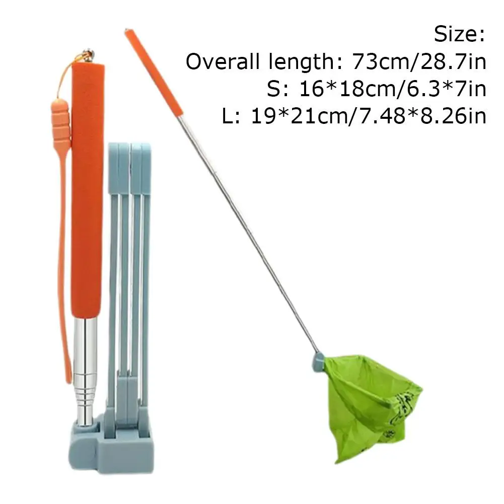 Long Handle Steel Dog Cat Pet Poop Scoop Garbage Grabber Dirt Picker Environmentally (28.7 Inch) 1005009912065376