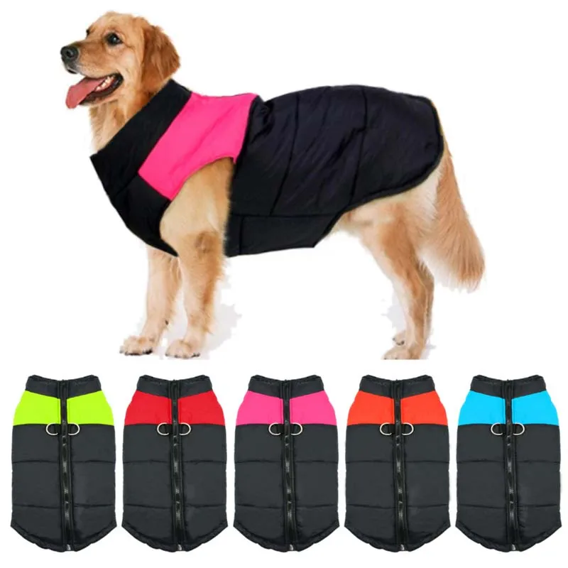 Winter Dog Clothes Jacket Waterproof Warm Dog Vest Coat Pet French Bulldog Clothes Outfit 1005009913386081