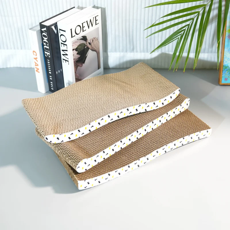 Cat Scratchers Cardboard Cat Scratching Board Durable Grind Claws Corrugated Paper Pets Sofa 1005009915076466