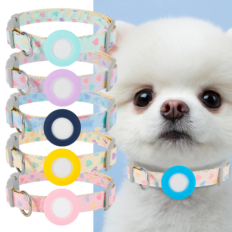 Cute Pet Collar for Airtag Adjustable Cat Small Dog Anti-Lost Durable Cat Necklace Puppy 1005009932559087