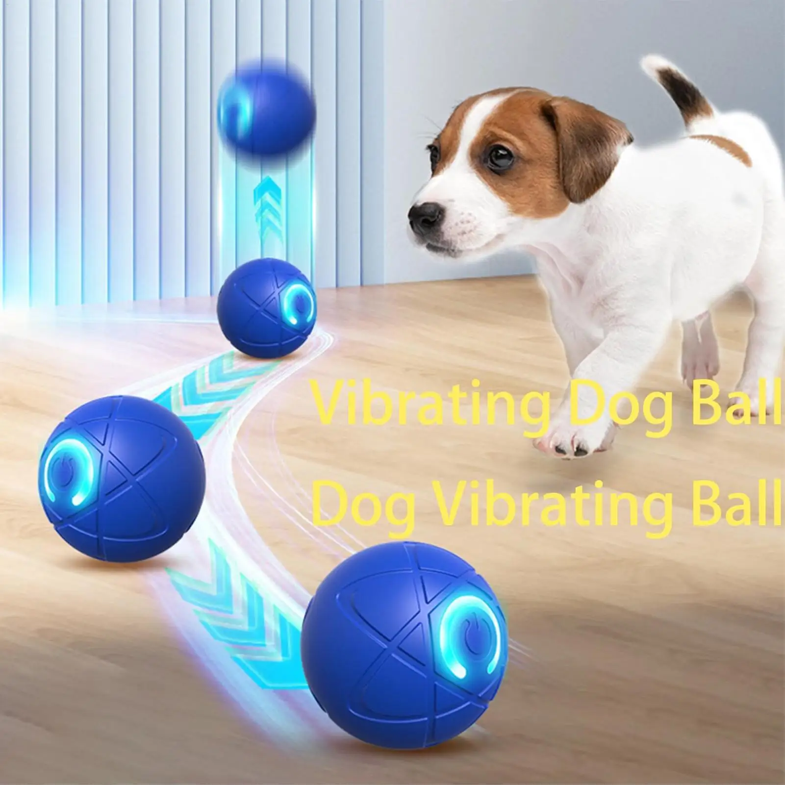Rolling Ball Dog Toy Automatic Vibrating Shaking Ball for Puppy USB Rechargeable Interactive Toys 1005009952451883