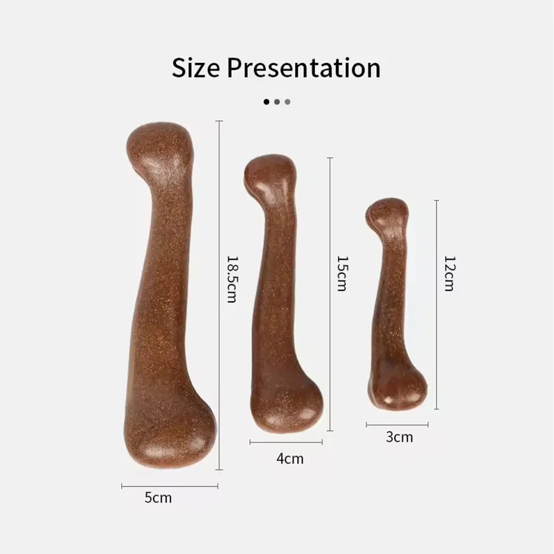 Nearly Indestructible Dog Bone Chew Toys Natural Non Toxic Anti Bite Puppy Toys for Small Medium 1005009970784103