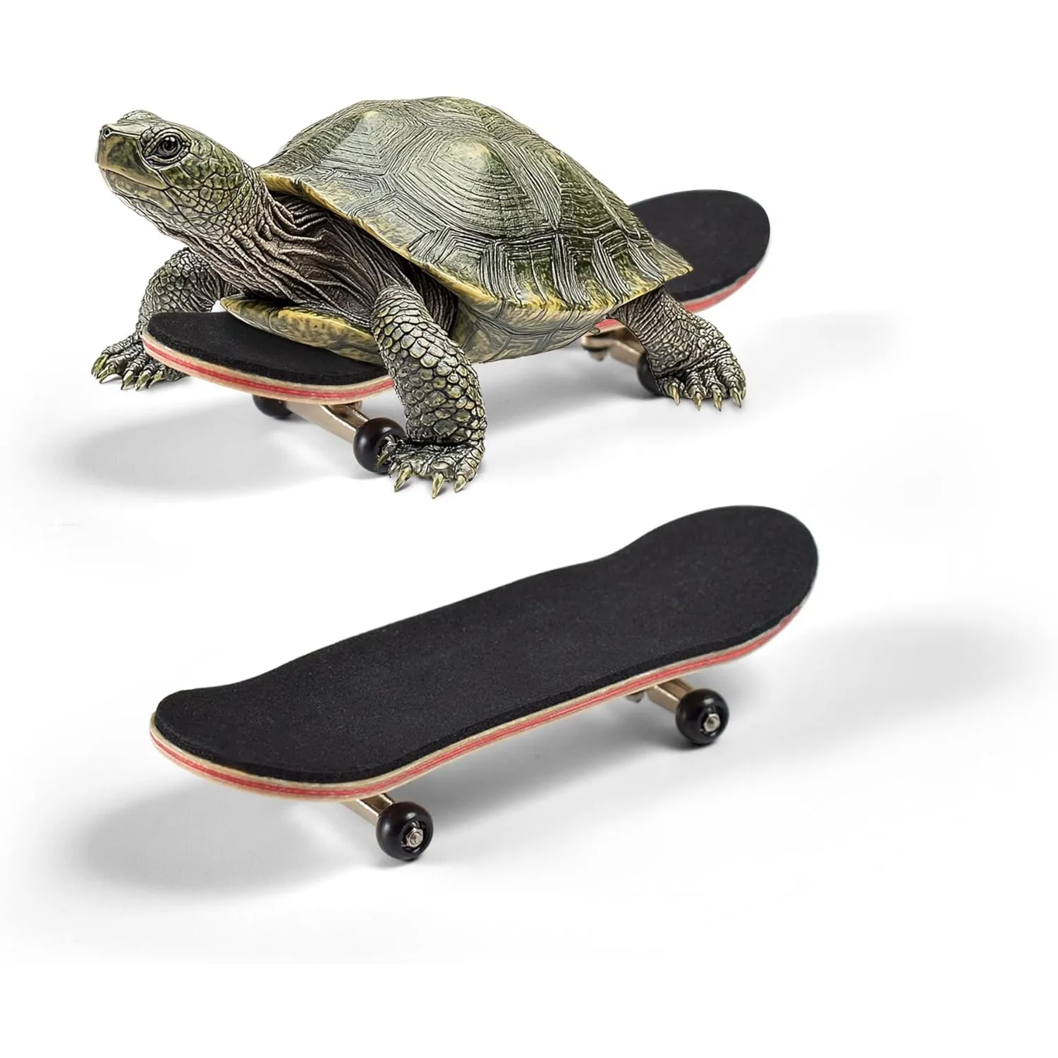 Turtle Skateboard Mini with Anti-Slip Pad, Smooth Rolling Wheels for Turtles, Tortoise and Bird Toys 1005009972786652