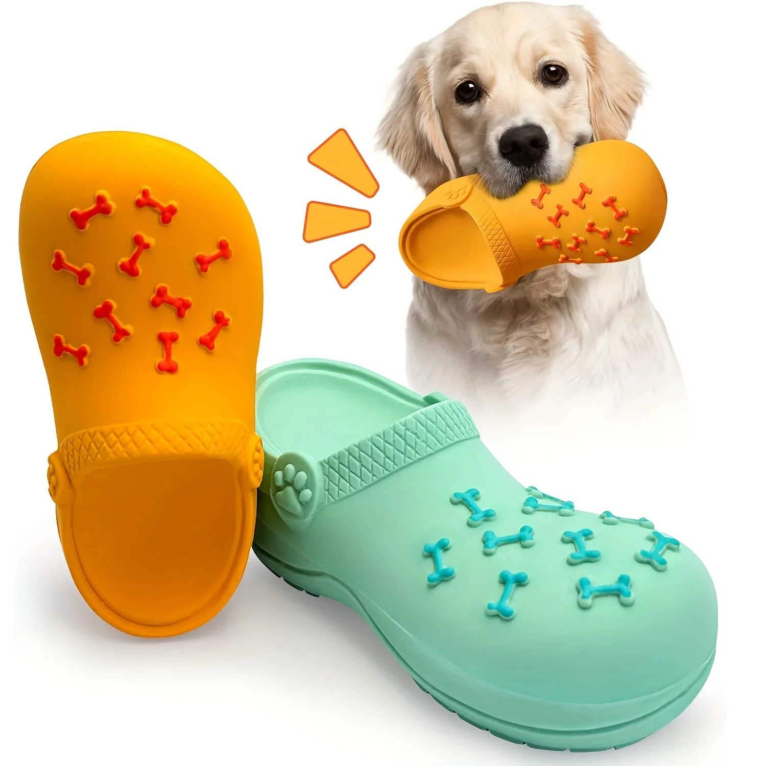 Interactive Squeaky Dog Toy for Aggressive Chewers (1pc) 1005009973255159
