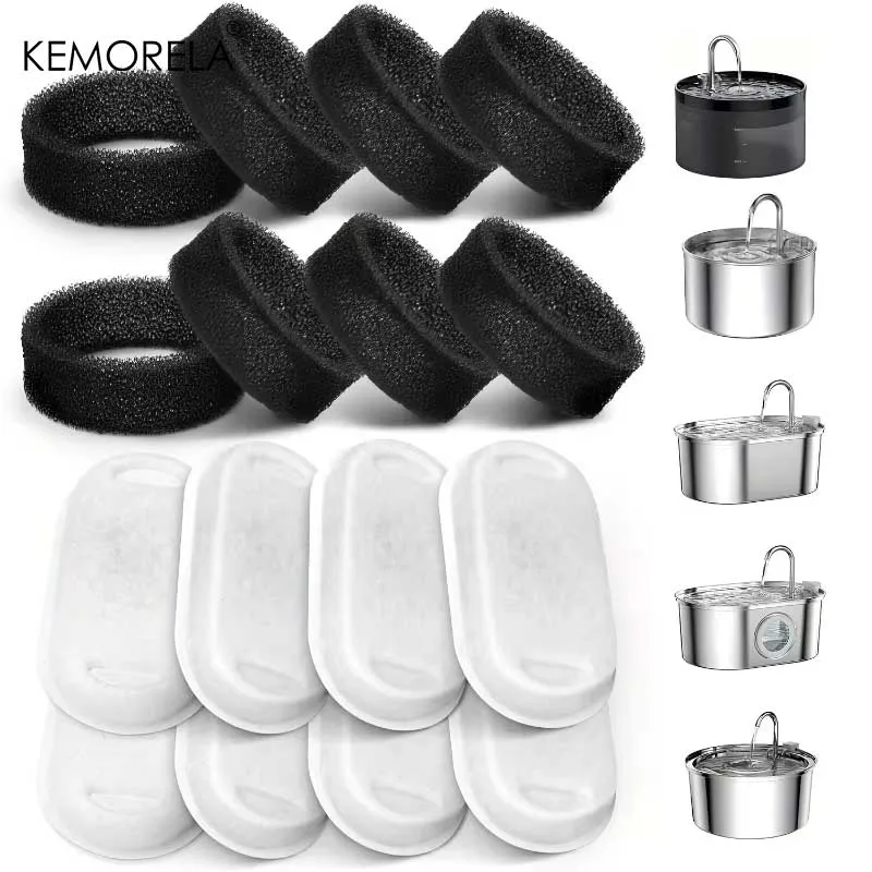 Cat Water Fountain Replacement Filters, for Clean Drinking Water (8PCS) 1005010019187489