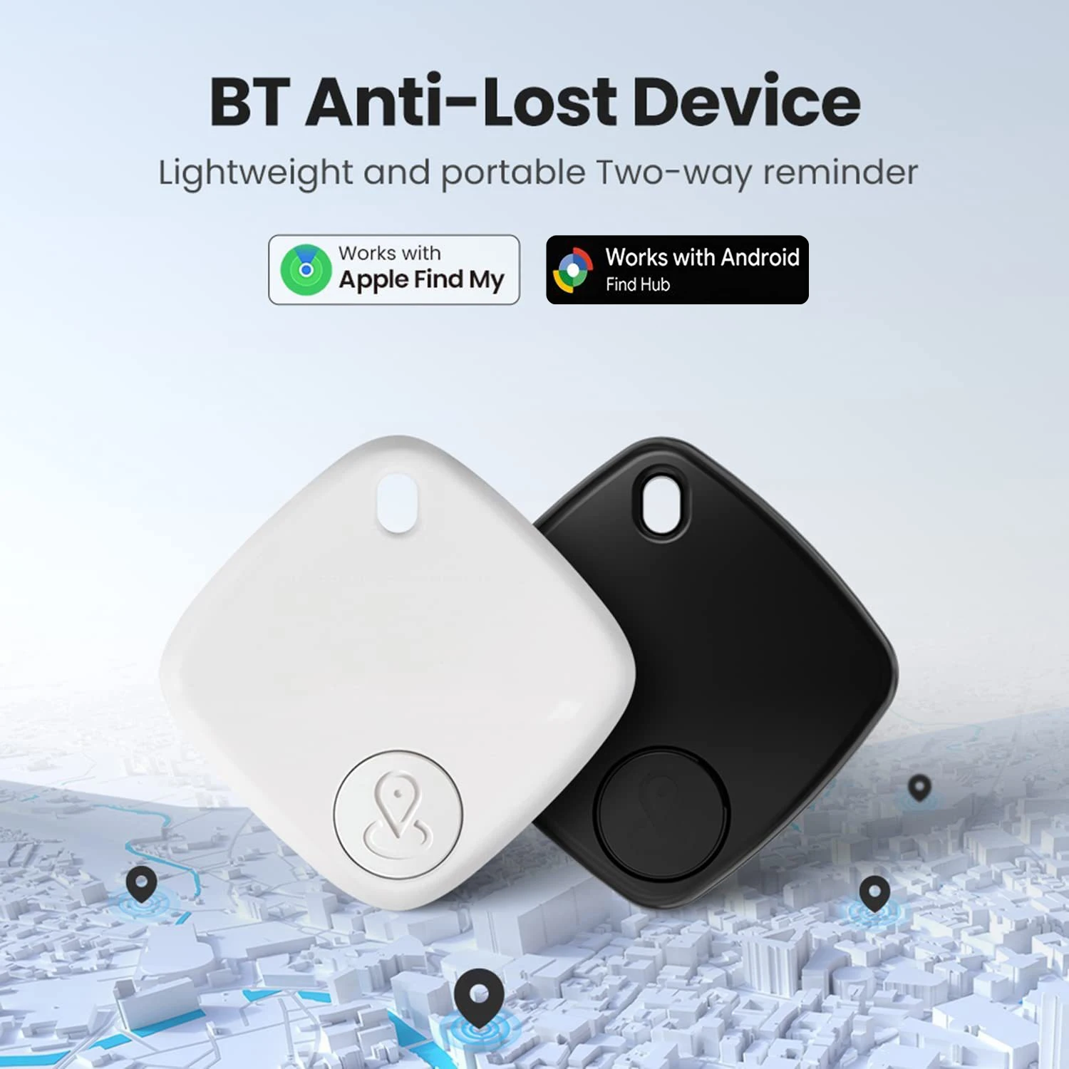 Android IOS Dual-System GPS Tracker Smart Bluetooth Tracking Device Portable Real Time Positioner 1005010019878201