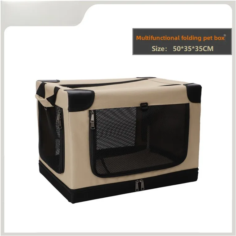 Car Dog Cage Trunk Large, Medium and Small Pet Safety Seat Cat Cage Foldable Car Ride Artifact 1005010026003596
