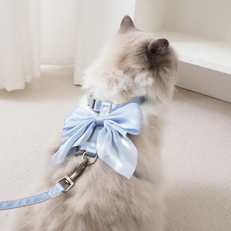 Adjustable Pet Harness with Traction Rope for Cat Kitten Puppy Rabbit Ferret Cute Cat Harness Leash 1005010037812806
