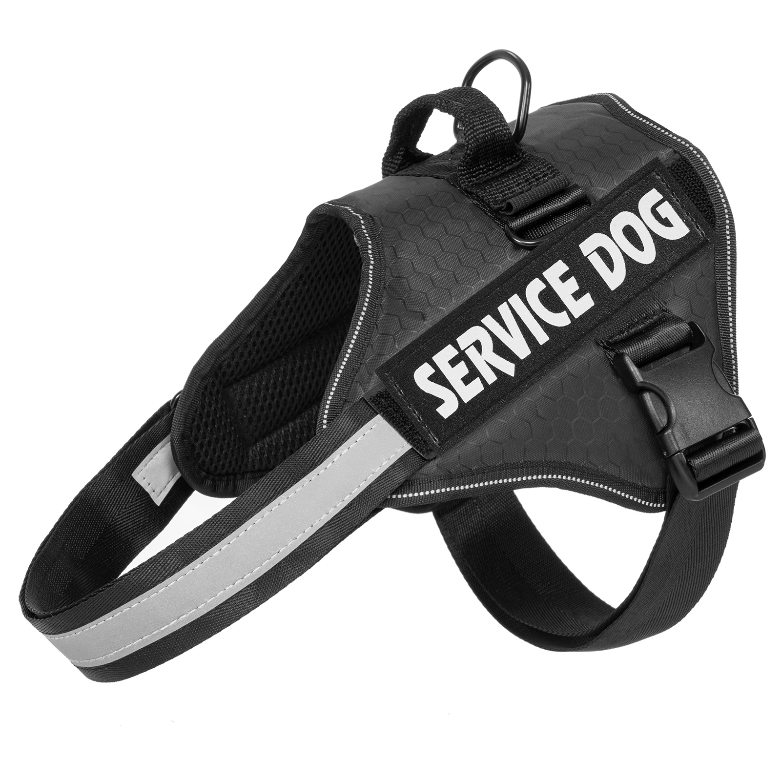 Dog Harness Fo Dogs No-Pull Reflective Adjustable No Choking Pet Vest Harness with Handle for Easy 1005010039852299