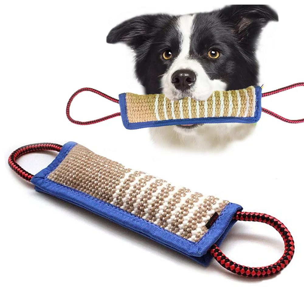 Durable Jute Dog Chew Toy, Bite-Resistant Teething Stick for Puppies & Adult Dogs (1pc) 1005010053459751