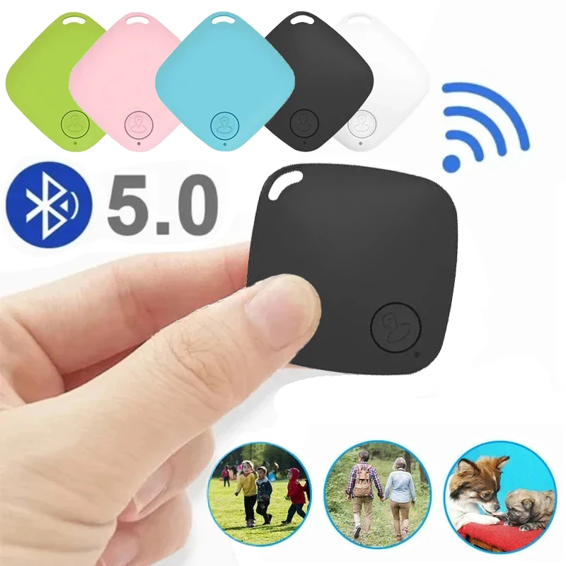 Mini GPS Tracker Bluetooth 5.0 Anti-Lost Device Square Cat Dog Pet Kids Bag Wallet Tracking 1005010057709819