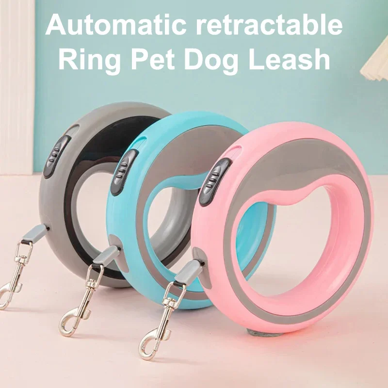 250cm/98.43in Automatic Retractable Dog Leash Outdoor Training Pet Leash for Small Medium Dog 1005010060560854