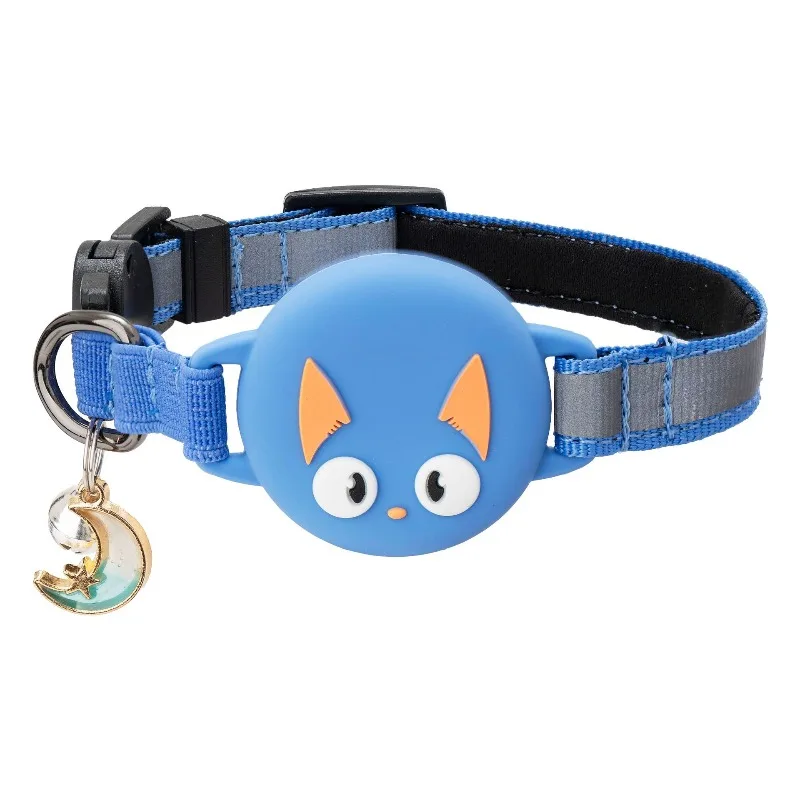 Silicone Safety Buckle Cat Location Cover Pattern Reflective Airtag Positioning Collarexcluding 1005010073823190