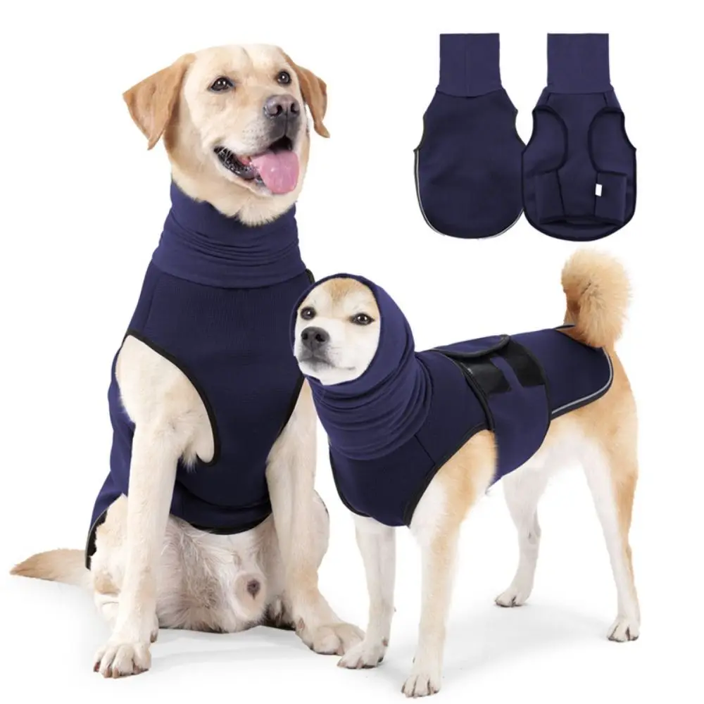 Practical Elastic Dog Anxiety Vest Reflective Windproof Dogs Calming Jacket Warm Soft Rainy 1005010076395869