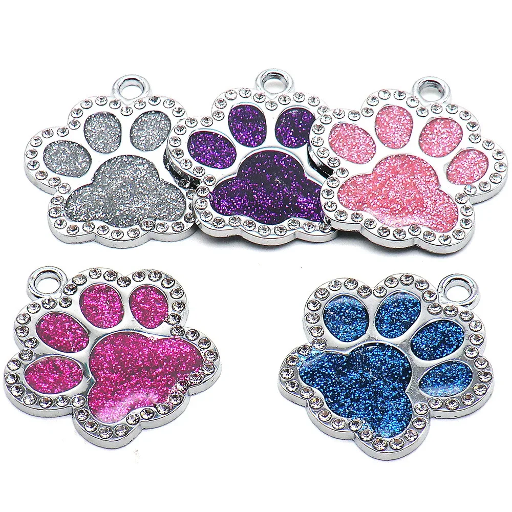 Personalized Dog and Cat Tag Carved Kitty Pet ID Name Collar Pendant Accessories Claw Flash 1005010079395451