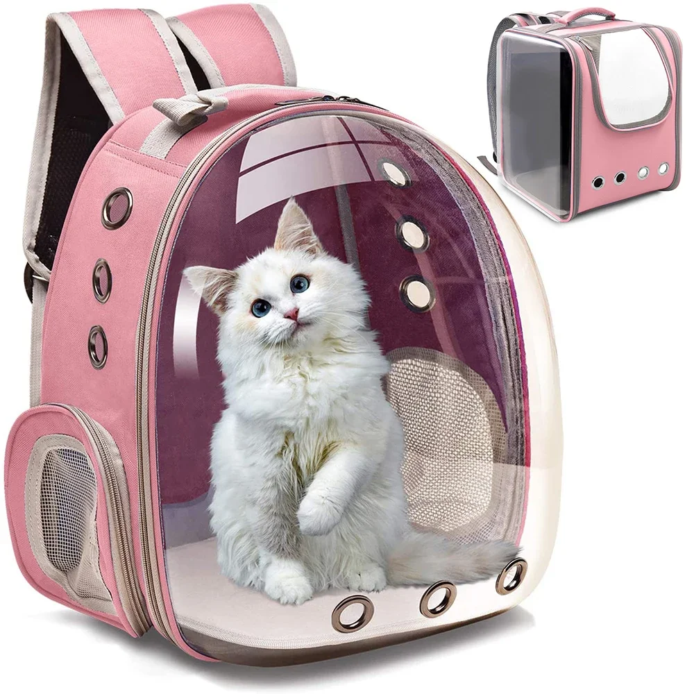 Pet Carriers Cat Carrier Bags Breathable Small Dog Backpack Travel Space Capsule Cage Transport Bag 1005010103241312