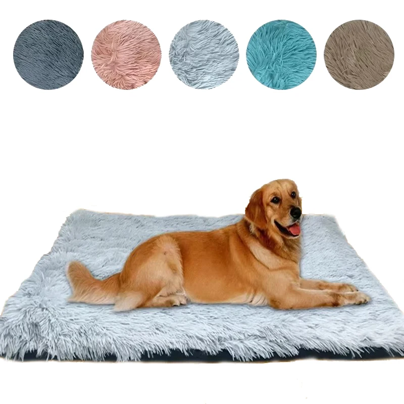 Winter Dog Bed Mat Soft Washable Fleece Pet Cushion House Warm Puppy Cat Sleeping Bed Blanket 1005010106730464
