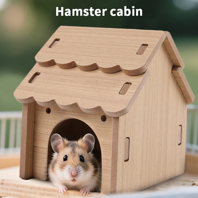 Pet Hamster Toys Wooden Bridge Seesaw Swing Small Animal Activity Climb Toy DIY Cage Accessorie 1005010128363180