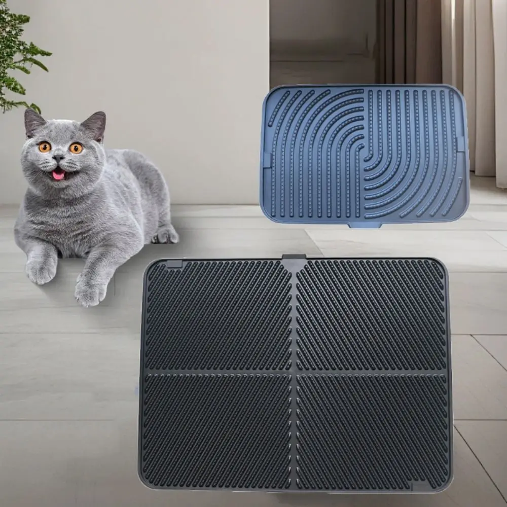 Pet Supplies Silicone Cat Litter Pad Soft Anti-Spread Scratch Anti-Slip Easy to Clean Cleaning Mat 1005010128537369