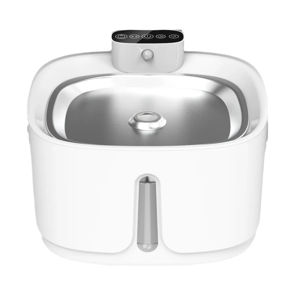 Wireless Stainless Steel Cat Water Dispenser Automatic Filtration Sensing Pet Smart Waterer 1005010136121526