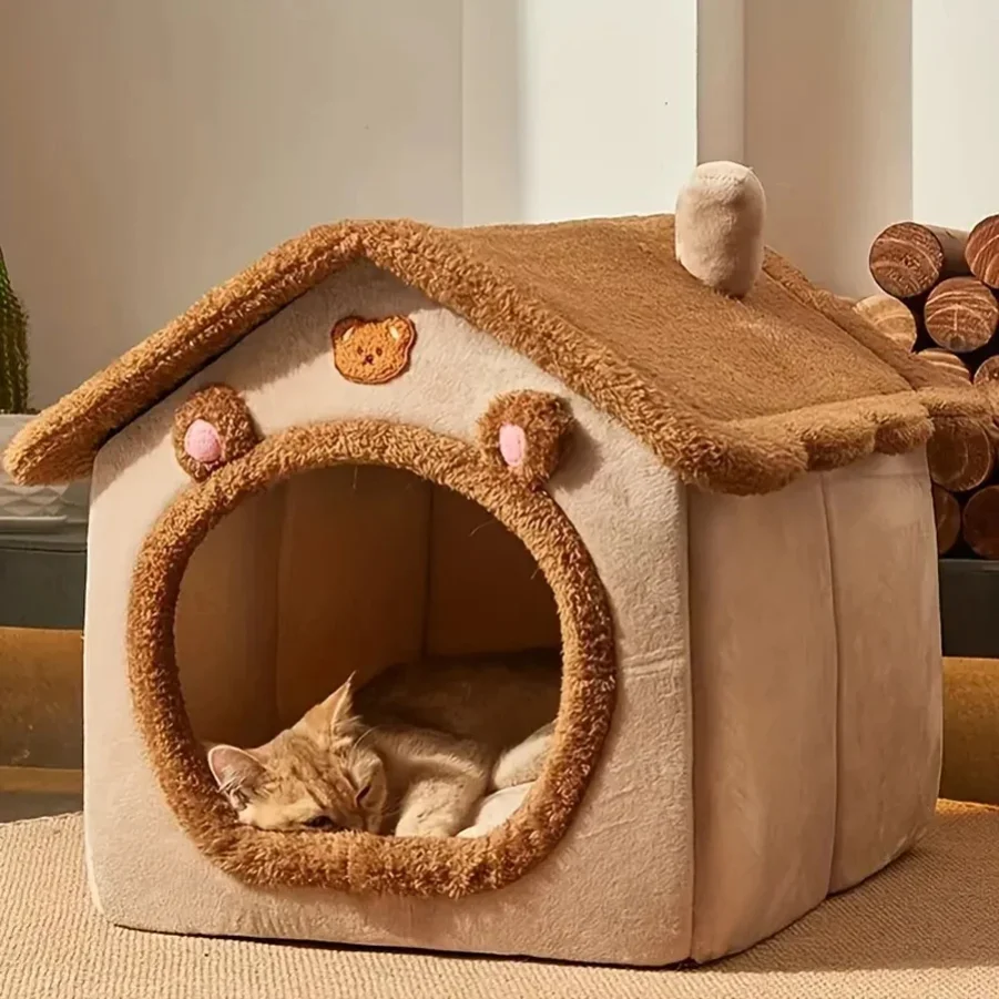Foldable Pet House Removable Washable Cat House Puppy Cave Sofa Pet Bed House for Extra Small Dogs 1005010136680310