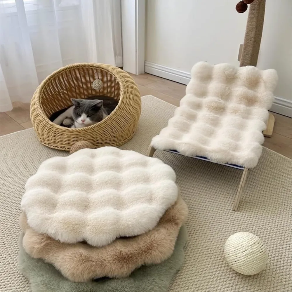 New Round Cat Mat Non-Slip Bottom Insulation Feature Round Pet Mat Washable Dog Bed Sleeping Pads 1005010154799670