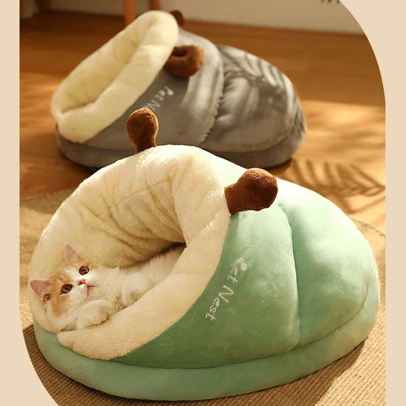 New 2023 Pet Warm Thickened Nest Slippers Series Cat Litter Mat Dog Autumn Winter House Beds for Cat 1005010165647037