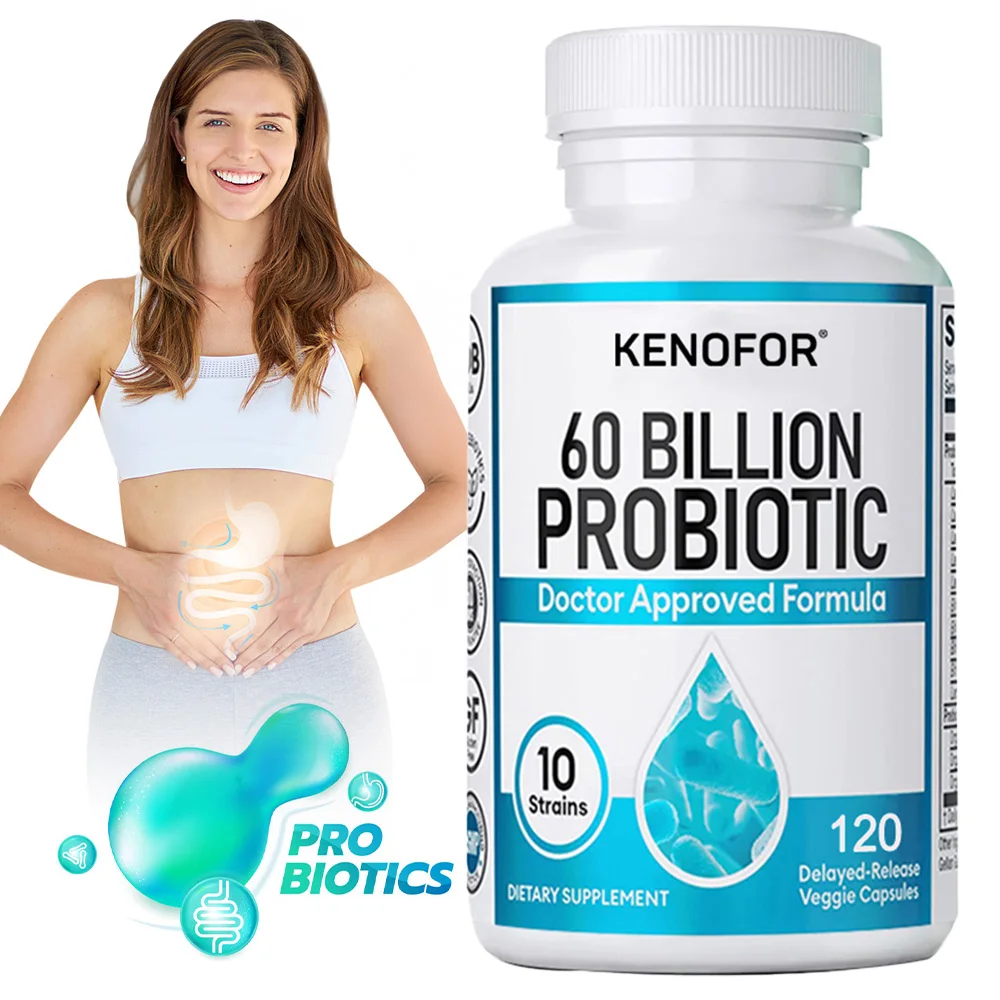 Billion Probiotic Supplement, 10 Unique Strains + Organic Prebiotics 1005010170032180