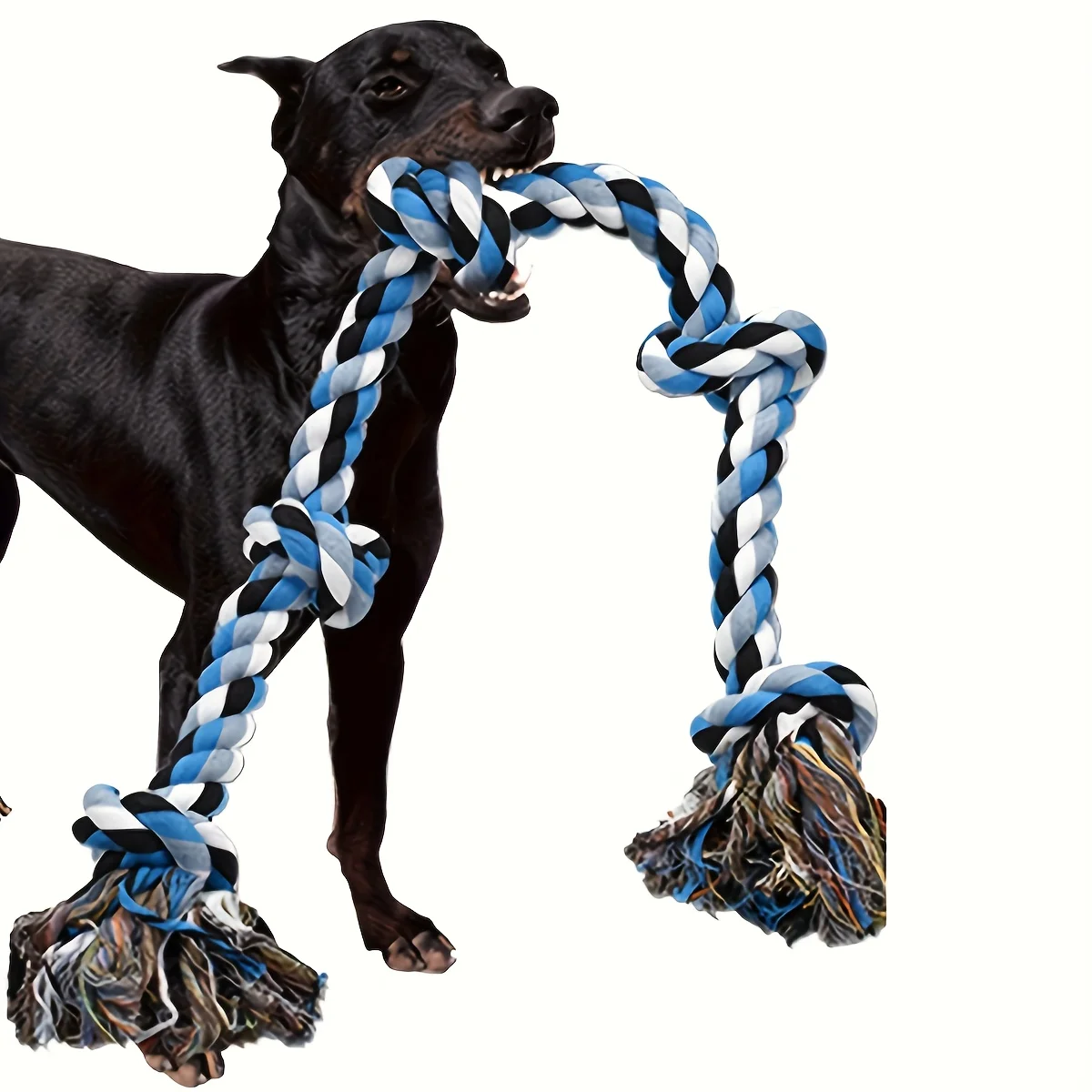 Heavy-Duty Dog Rope Toy with Teeth Cleaning & Chewing (1pc) 1005010227342389