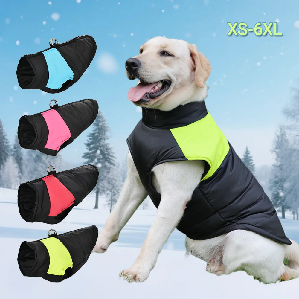 Pet Dog Jacket Warm Winter Clothes for Small Large Dogs Labrador Coat Windproof Waterproof Puppy 1005010228908240