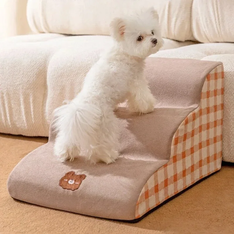 Pet Ramp High Density Foam Dog Secure Stairs Gate Non-Slip Steps for Older Dogs with Joint Pain 1005010240259399