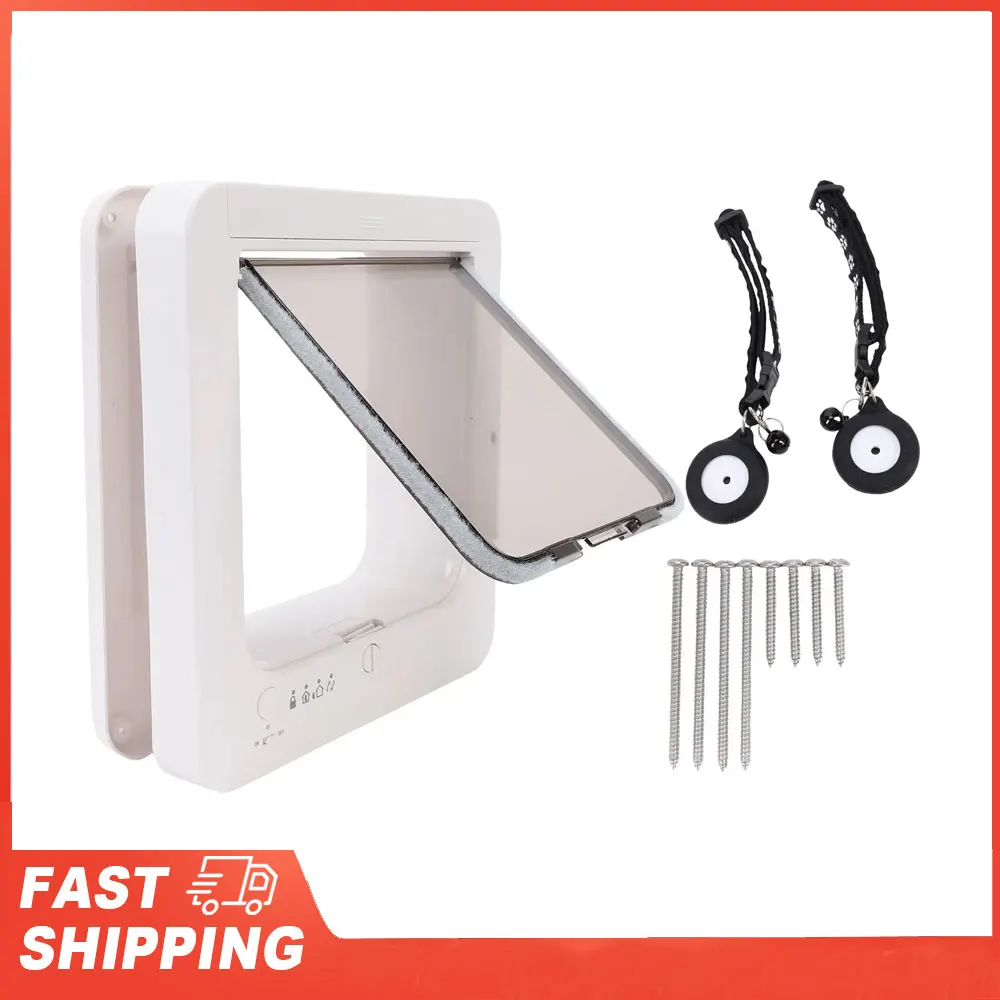 Collar Cat Door Smart Automatic Sensing with Collar Activated Easy Installation Pet Door for Home 1005010241672805