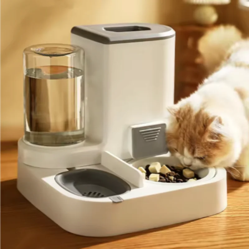 Cat Feeding Water Feeder Dog Bowl Cat Bowl Smooth Food and Water Supply Two-In-One Water Dispenser 1005010245587154