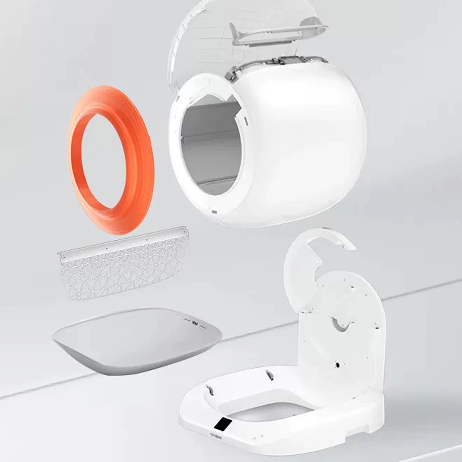 Intelligent Cat Litter Box Fully Automatic Cat Toilet Q-Clean Machine Accessories Easy Replacement 1005010248701107