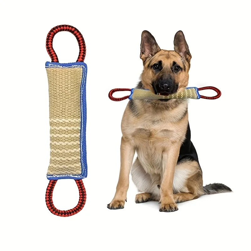 Durable Jute Dog Chew Sticks for German Shepherd Training Molar Pick Up Toys Pillows Teething 1005010249769262