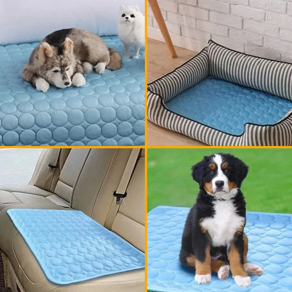 Dog Mat Cooling Summer Pad Mat for Dogs Cat Blanket Sofa Breathable Pet Dog Bed Summer Washable 1005010257484861