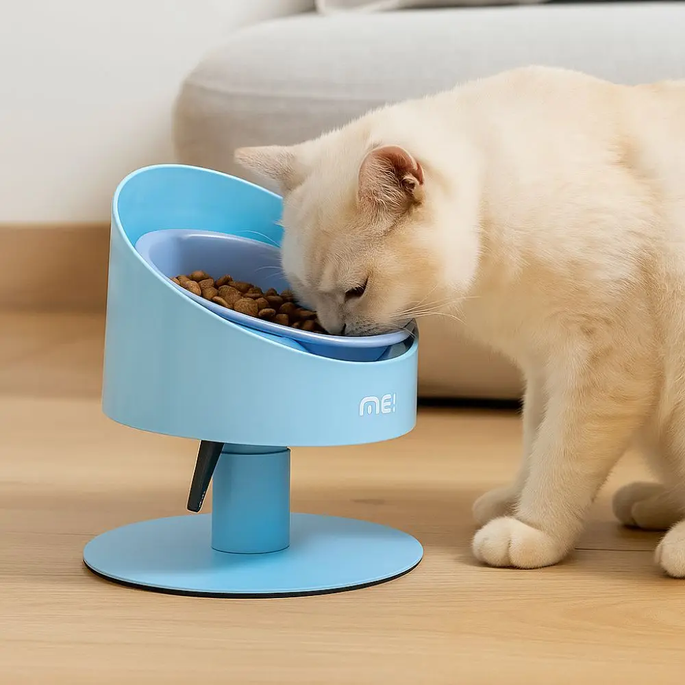 Cat Food Bowl Adjustable Cat Ceramic Bowl Non-Slip Flower Shaped Pet Water Bowl Neck Protection 1005010268667502